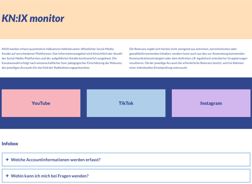 KN:IX monitor | Startseite